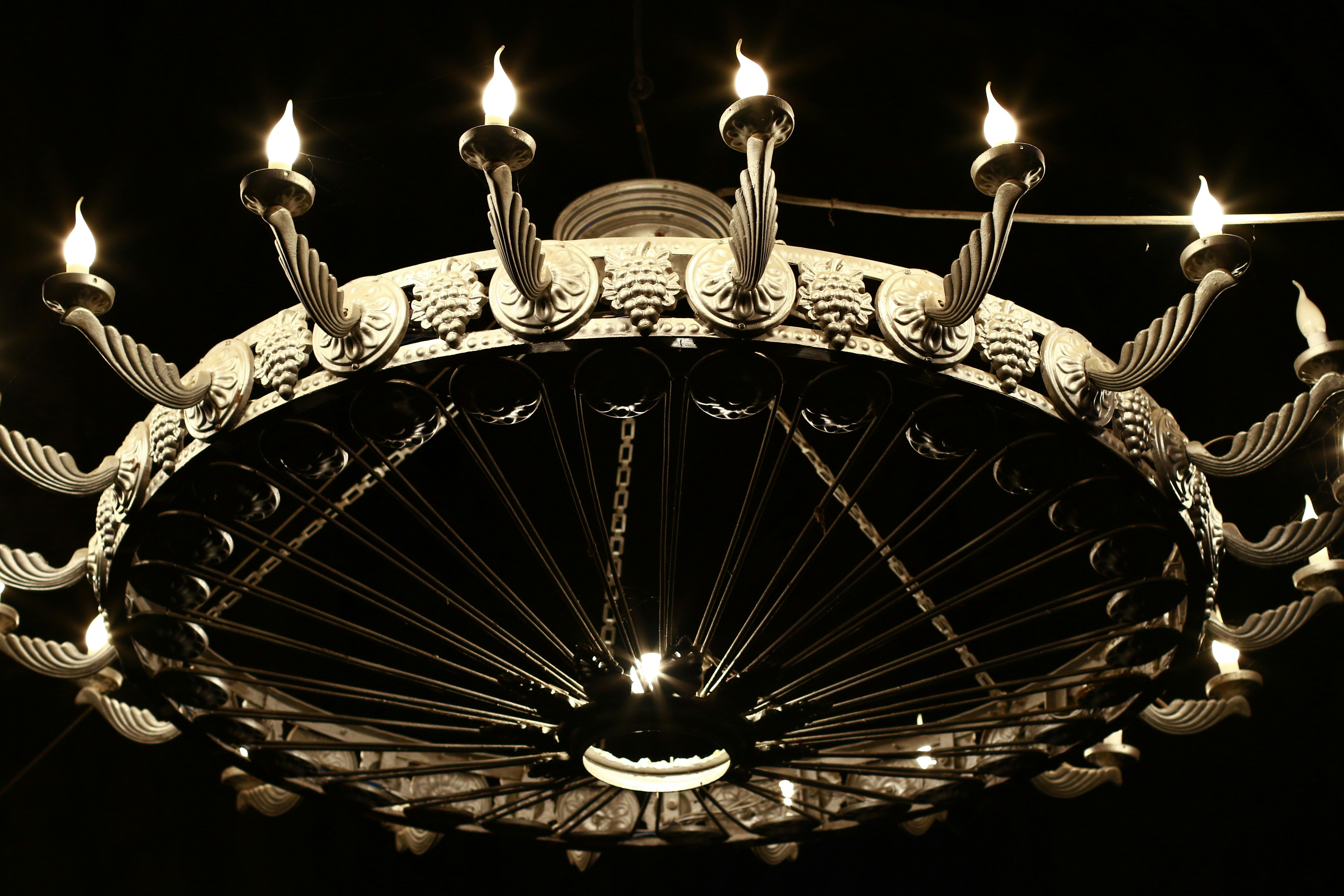 Vintage Brass Chandelier