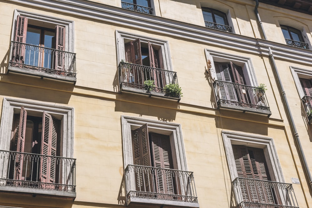 a building with balconies and windows