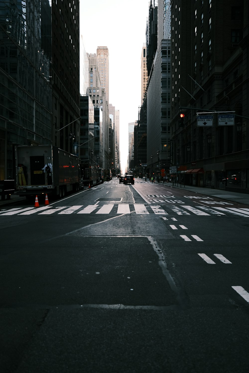 a street with buildings on either side