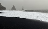 waves crashing on a beach