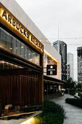 a building with a sign on it