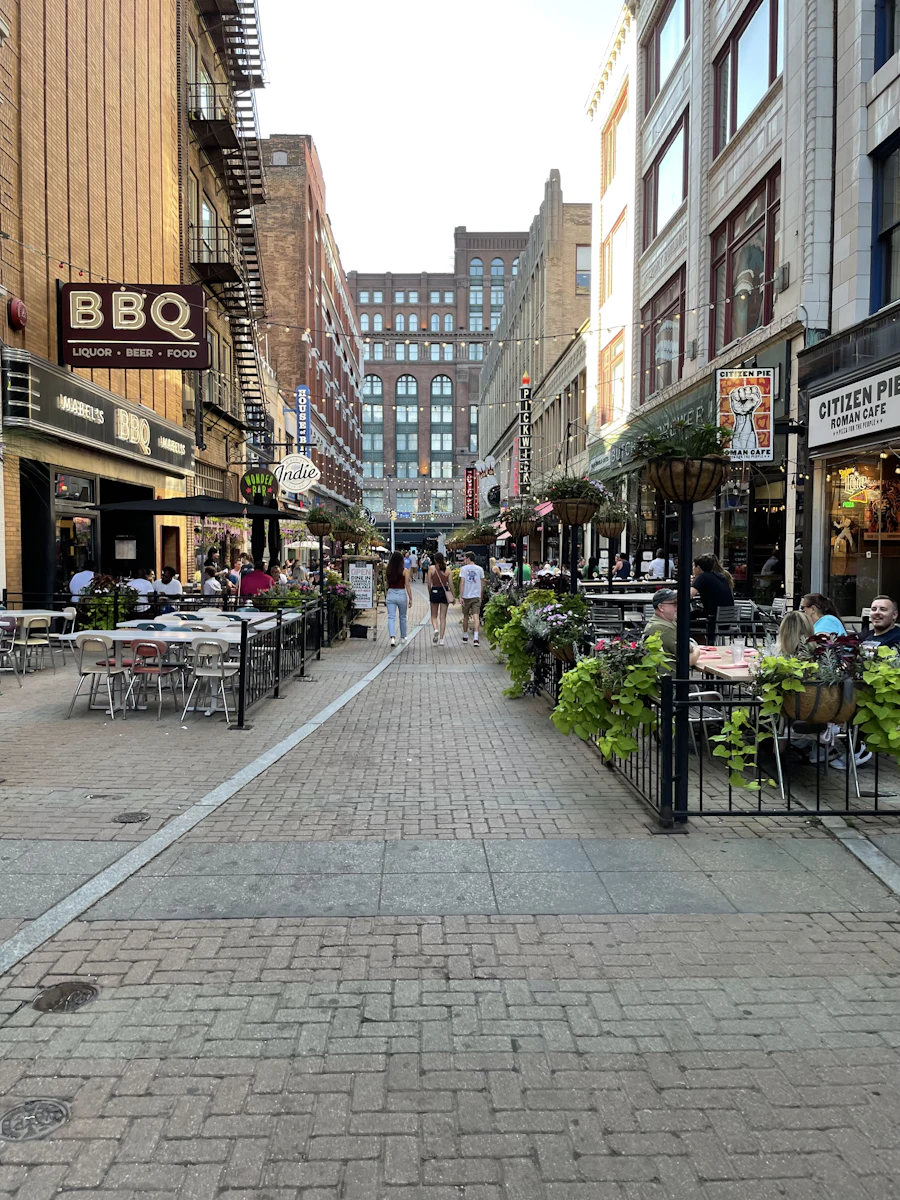 East 4th Street in downtown Cleveland