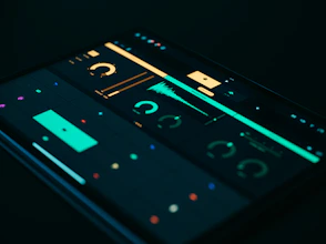 Dark UI dashboard