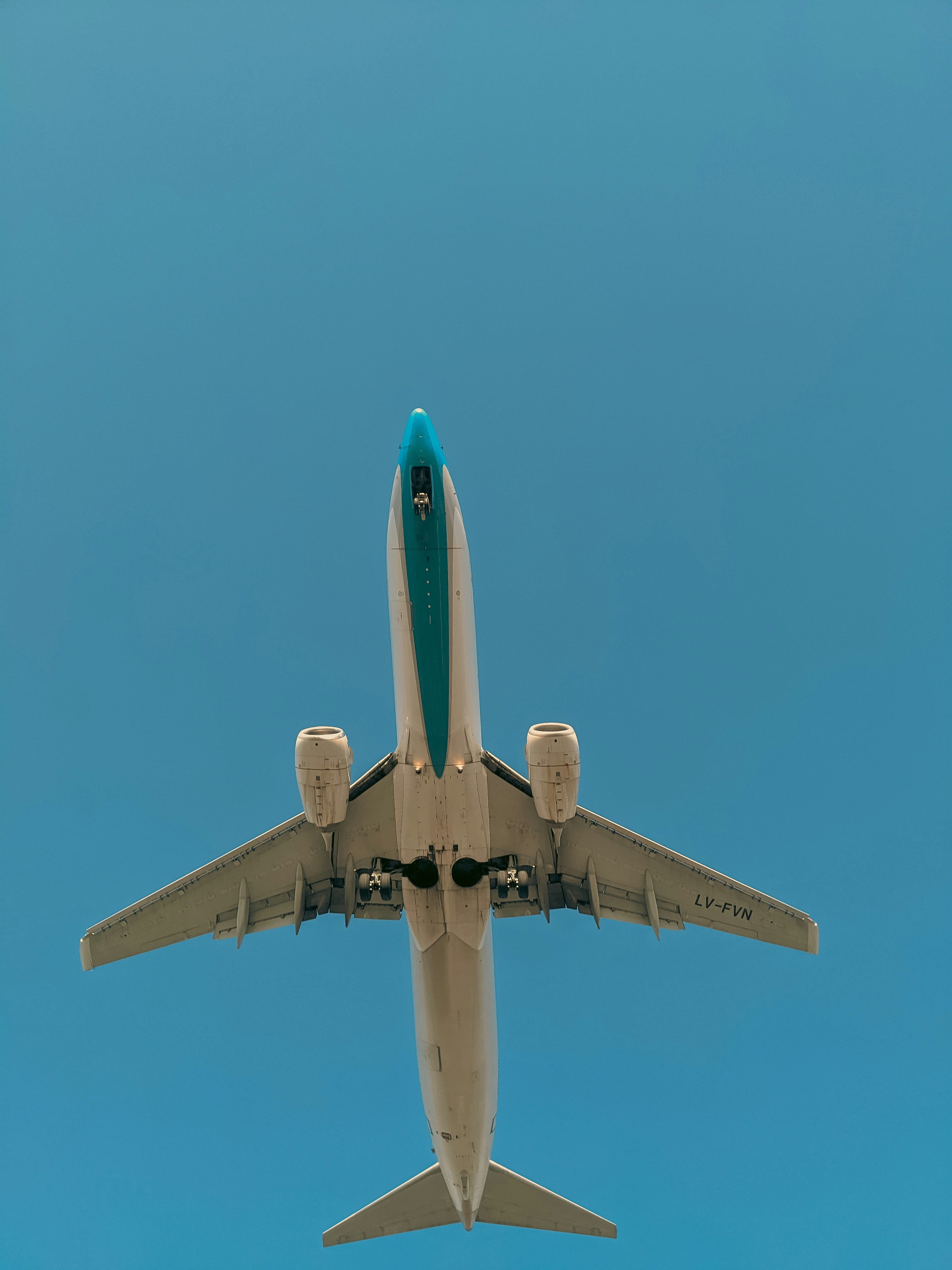 a large airplane flying in the sky