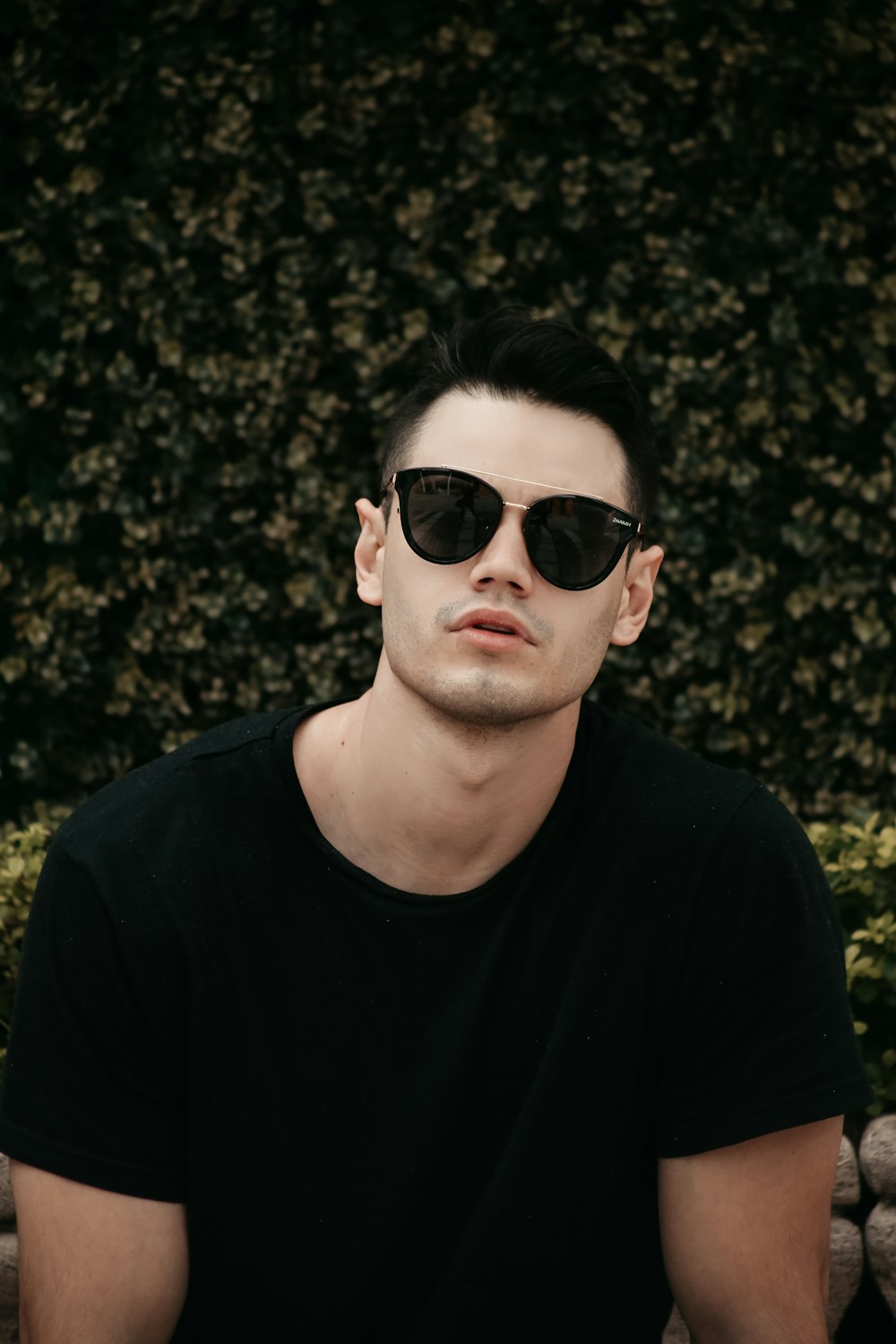 a man wearing sunglasses