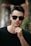 a man wearing sunglasses