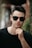 a man wearing sunglasses