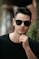 a man wearing sunglasses