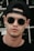 a person wearing sunglasses and a hat