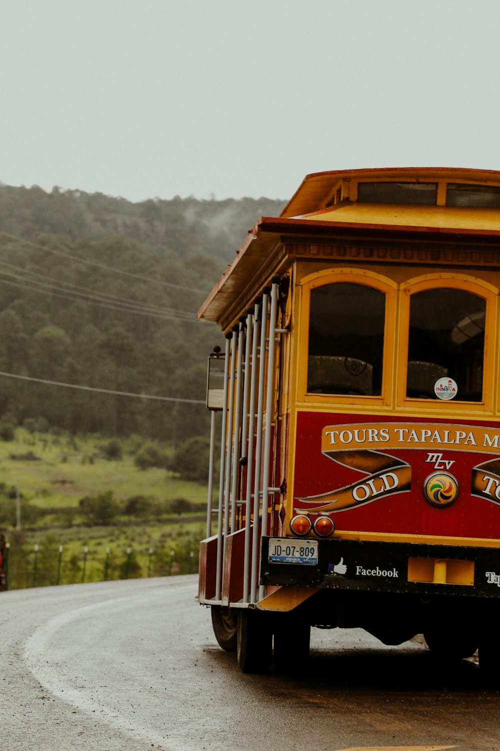 a bus on the road