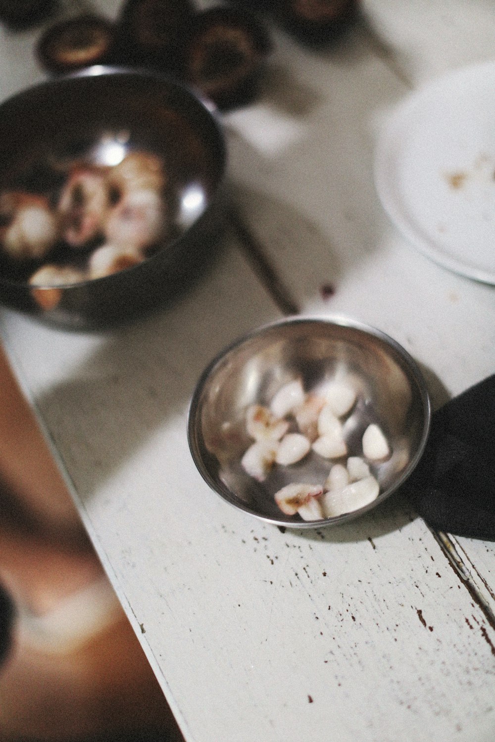 a bowl of food on a stove