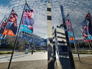 A colorful promotional banner showcasing an exciting business event with dynamic visuals.