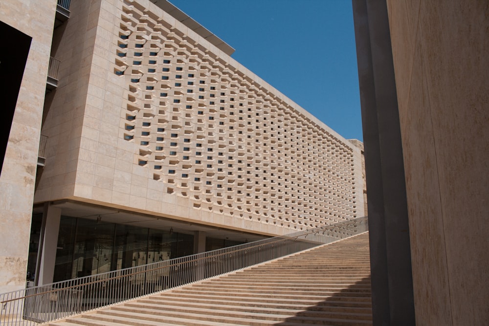 a building with a staircase