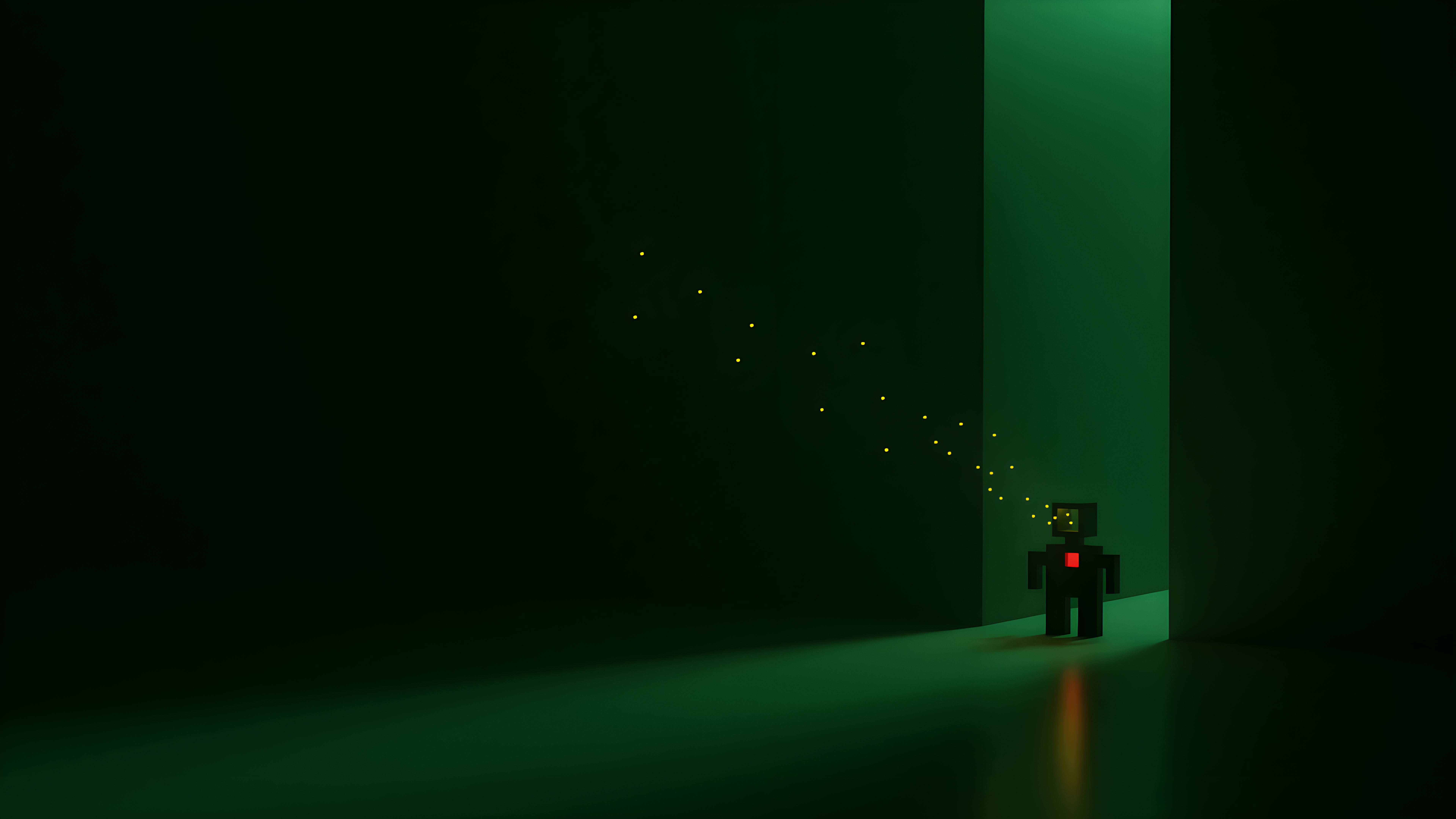 A digital artist working on a computer creating animated graphics using a stylus and tablet.