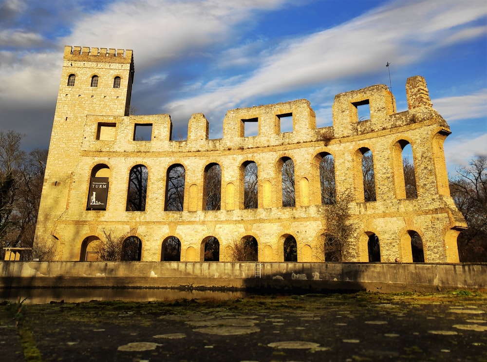 a large stone building