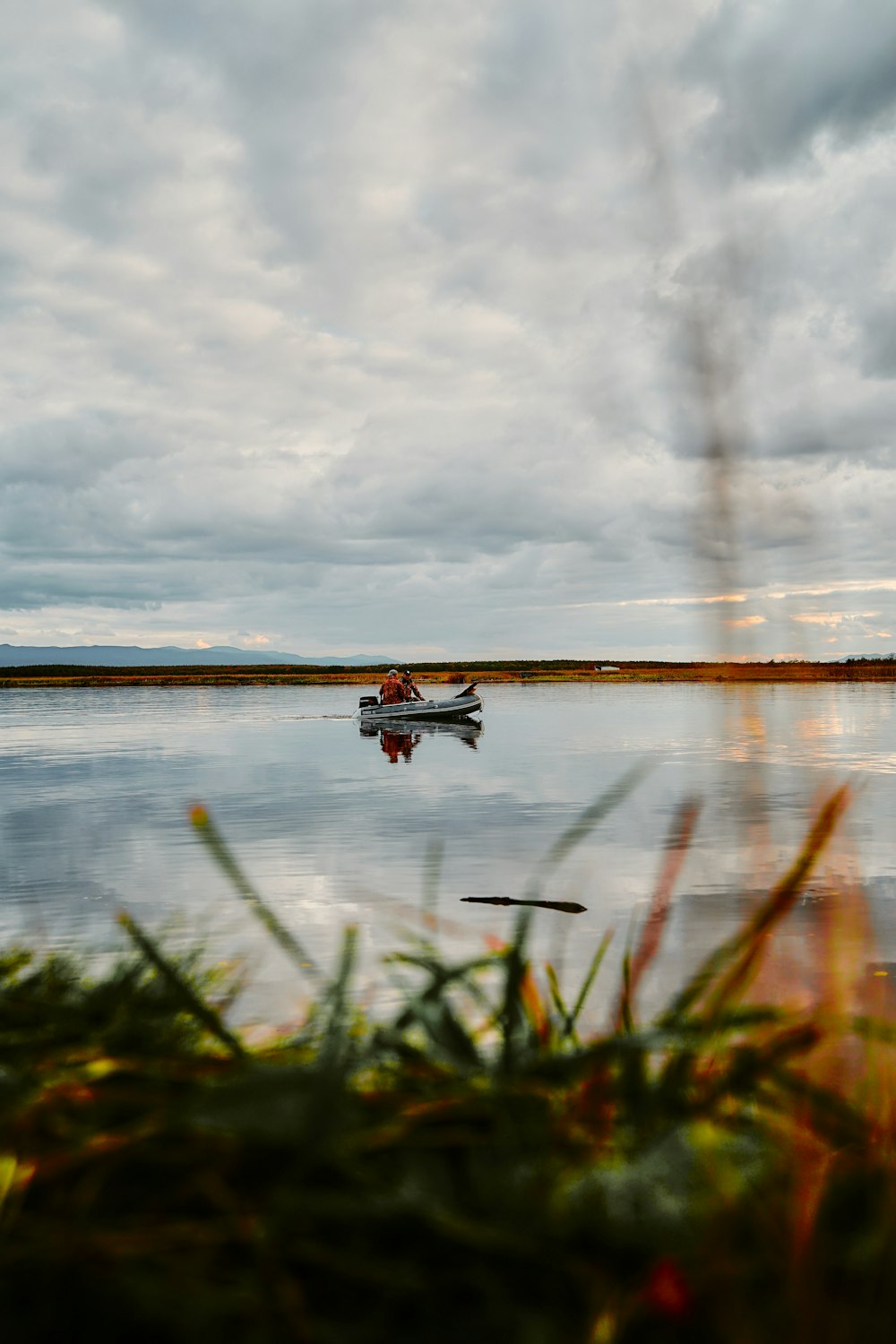 a boat on the water