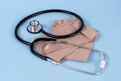 a close-up of a stethoscope