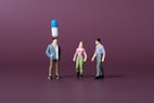a group of people in garment