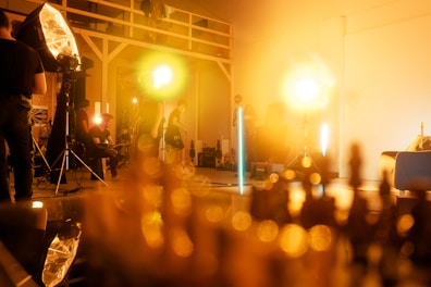 a group of people playing instruments