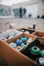 a box of bottles