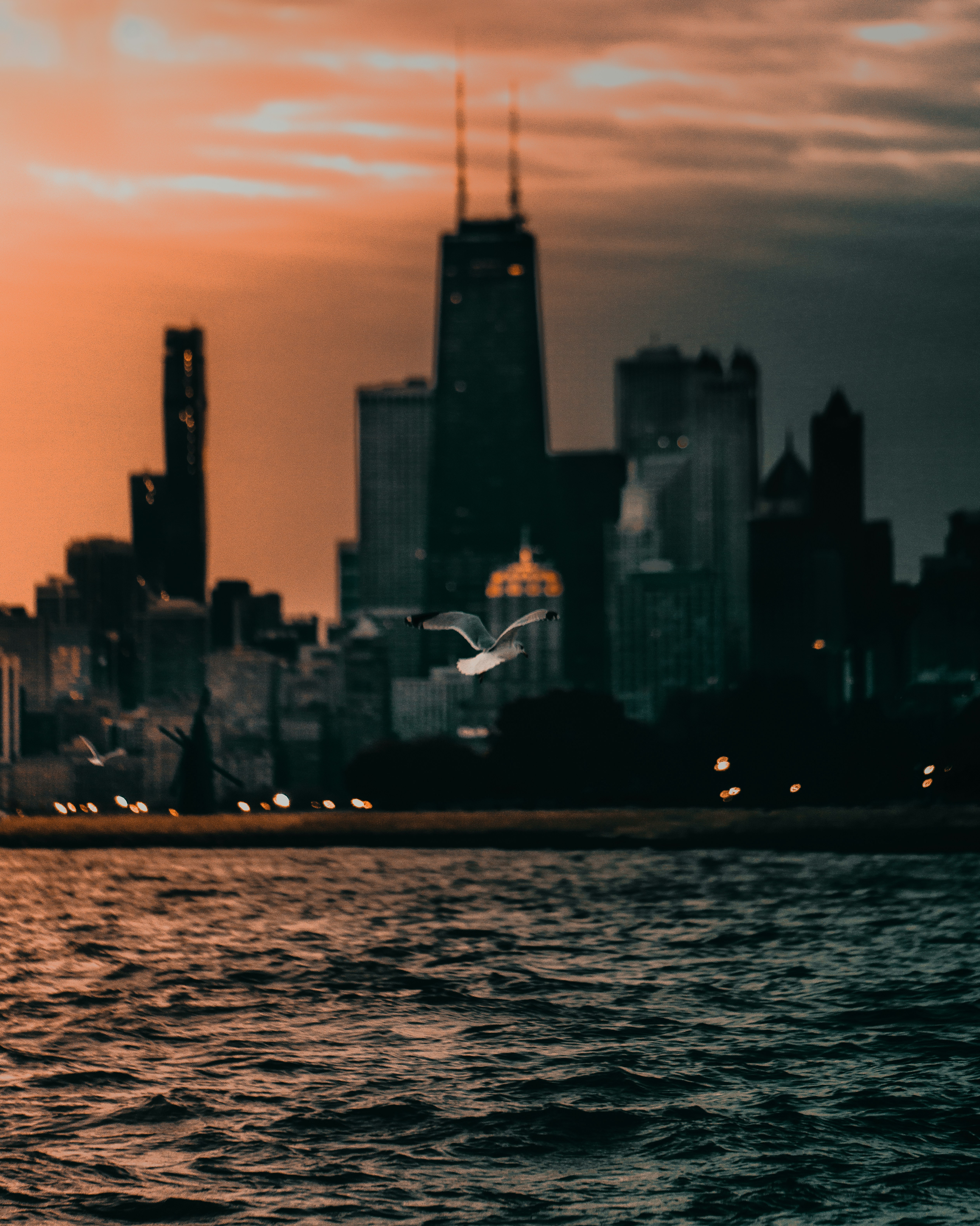 A city skyline at sunset photo – Free Il Image on Unsplash