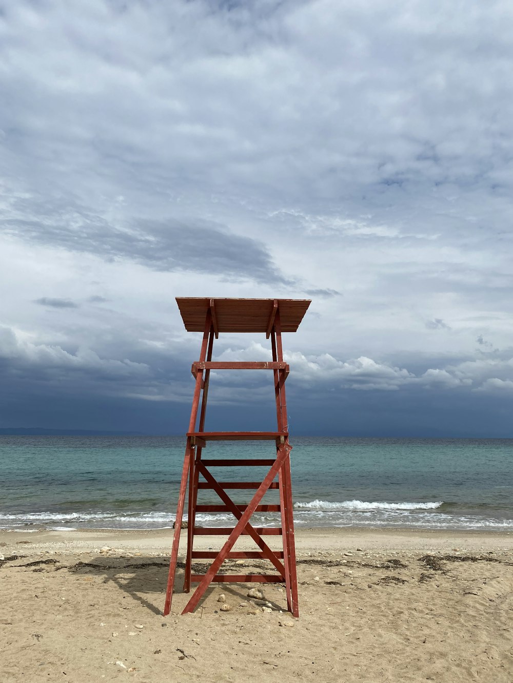 a chair on a beach