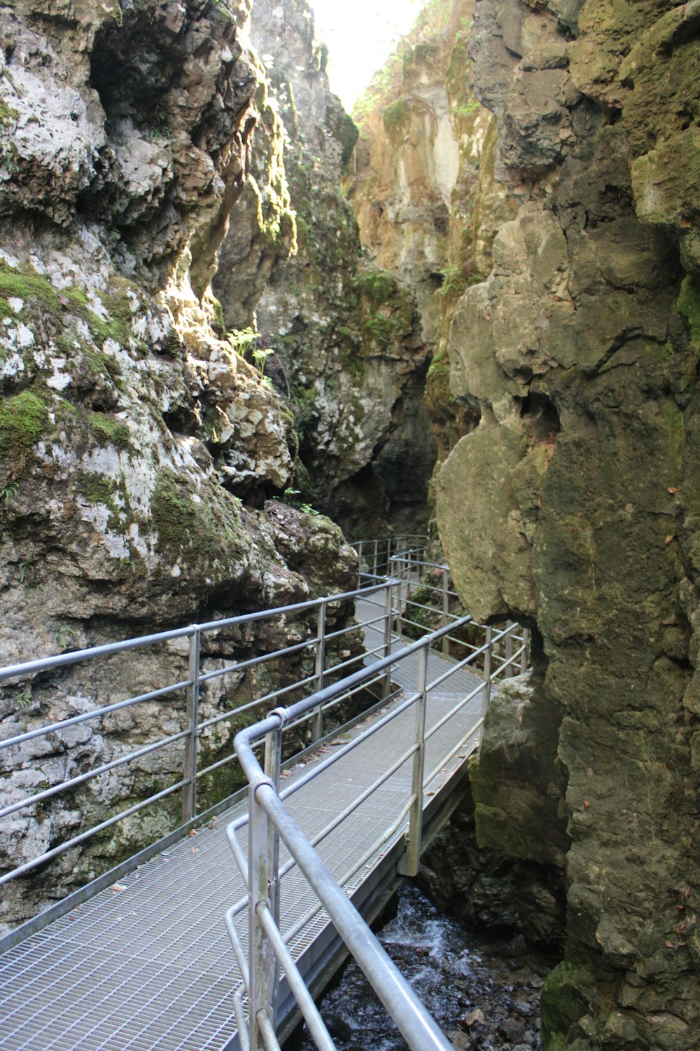 a bridge going over a cliff