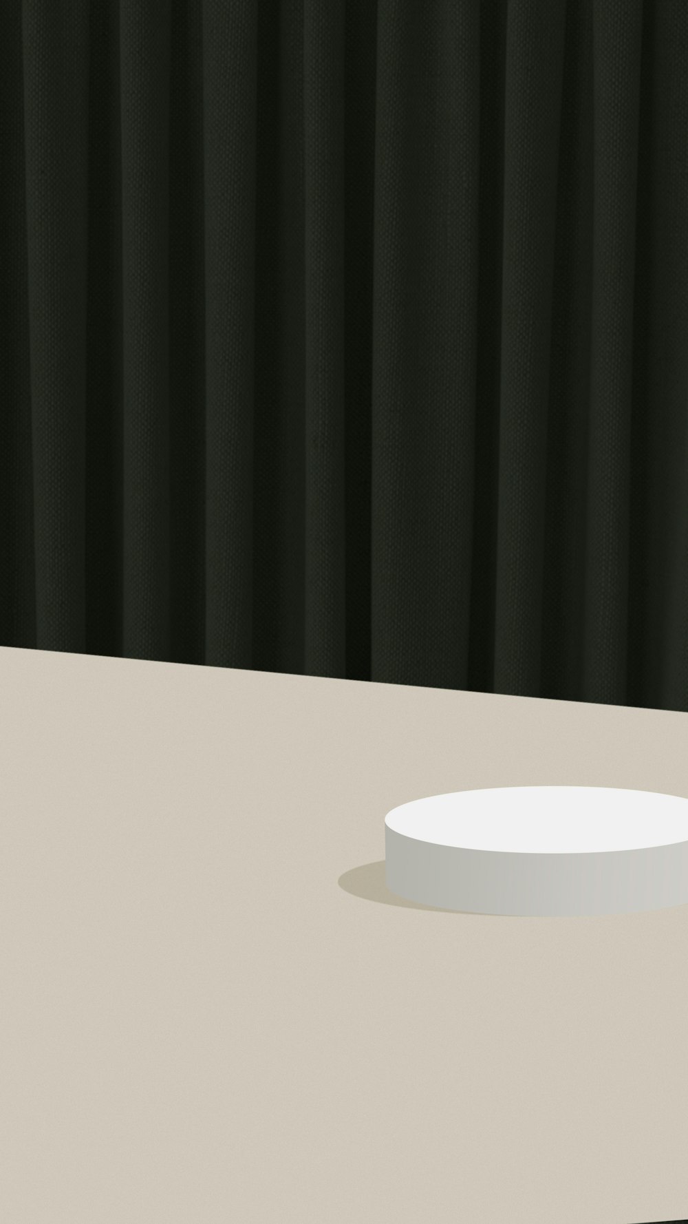 a white table with a white surface