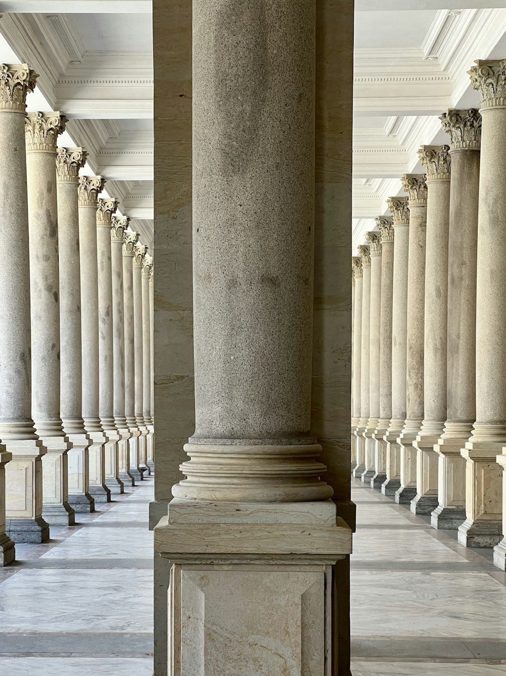 a pillar in a building