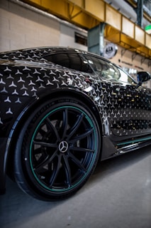 Mercedes-Fahrzeugfolierung