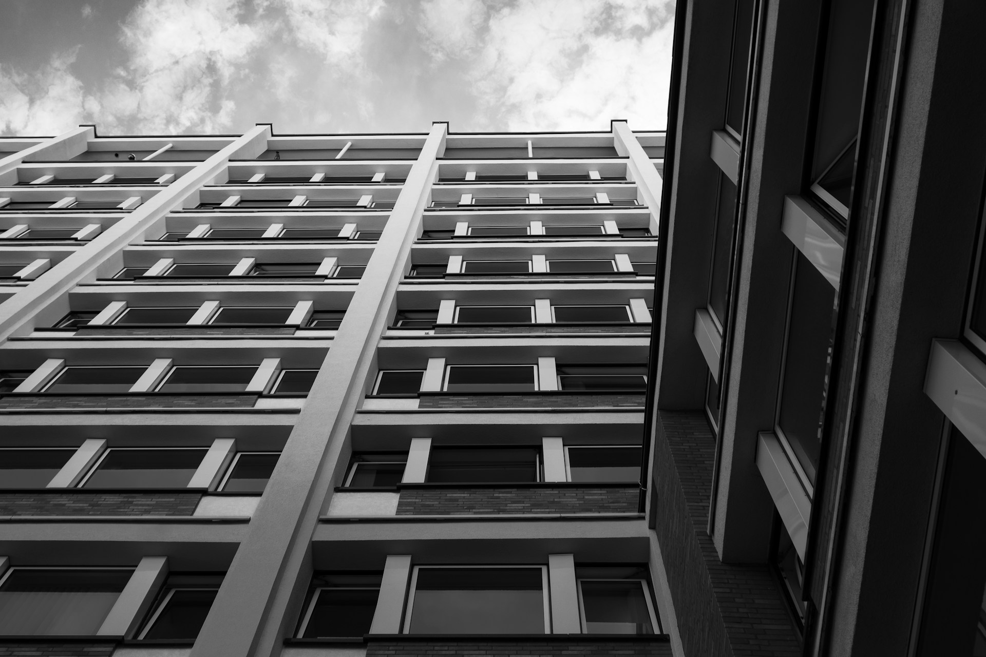 a low angle view of a building
