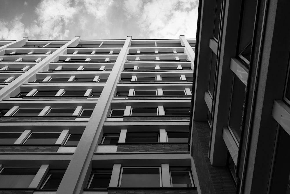 a low angle view of a building