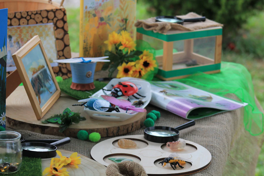 Bright nursery environment