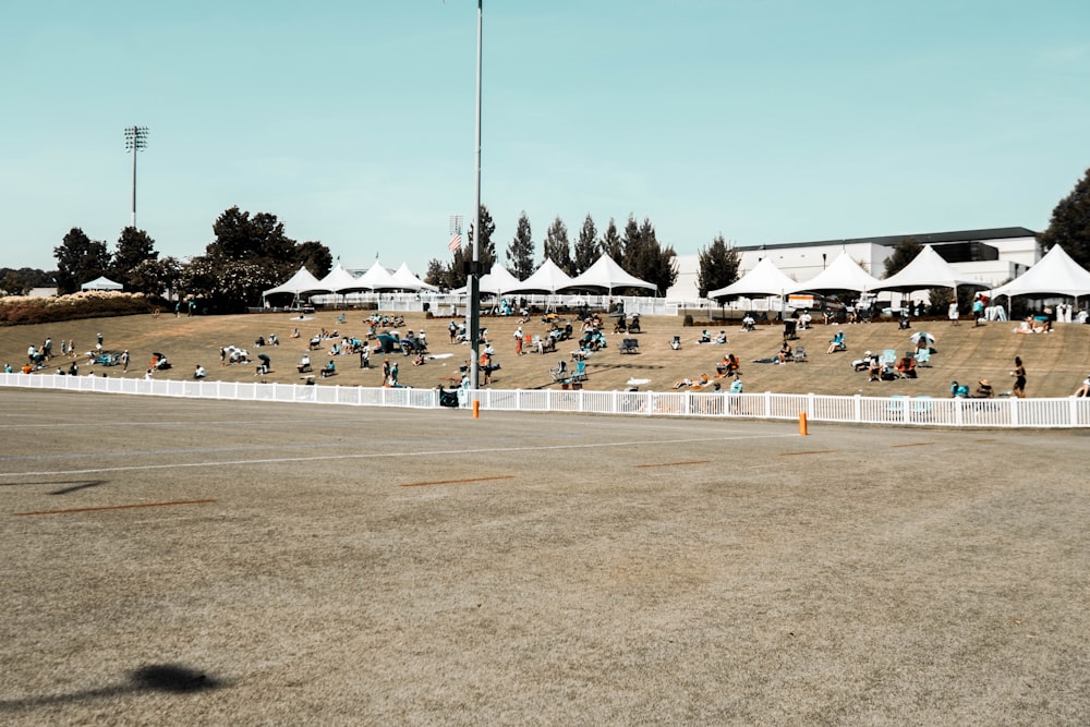 a large crowd of people at an event