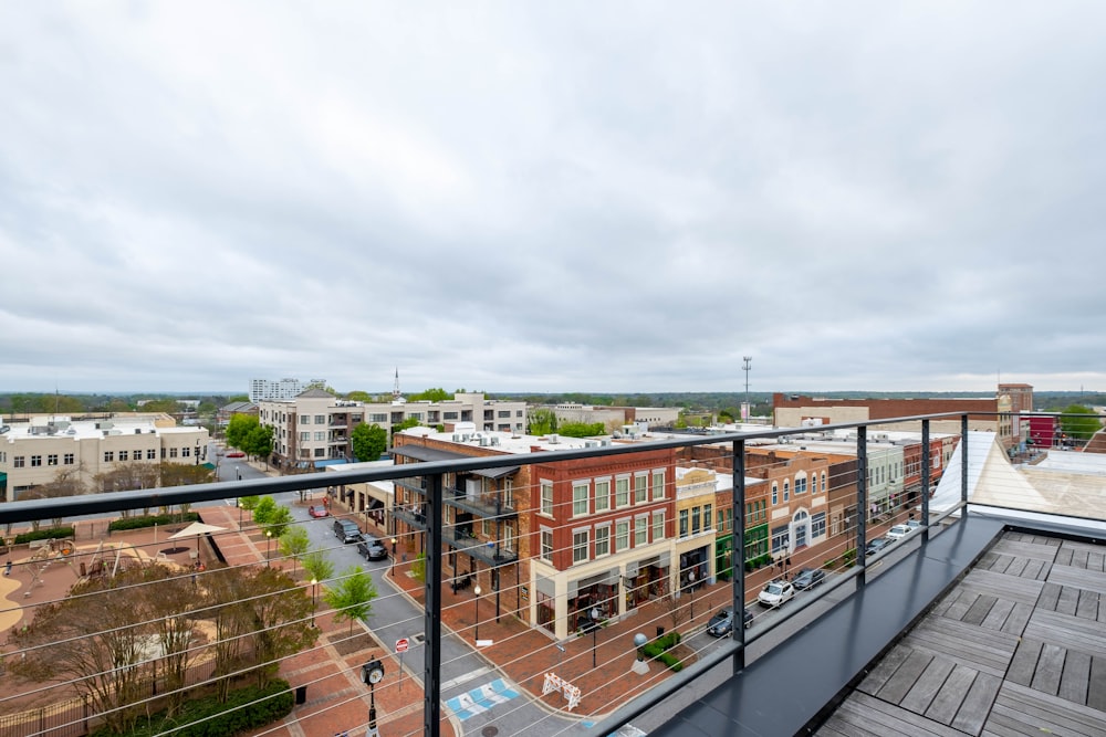 a building with a parking lot