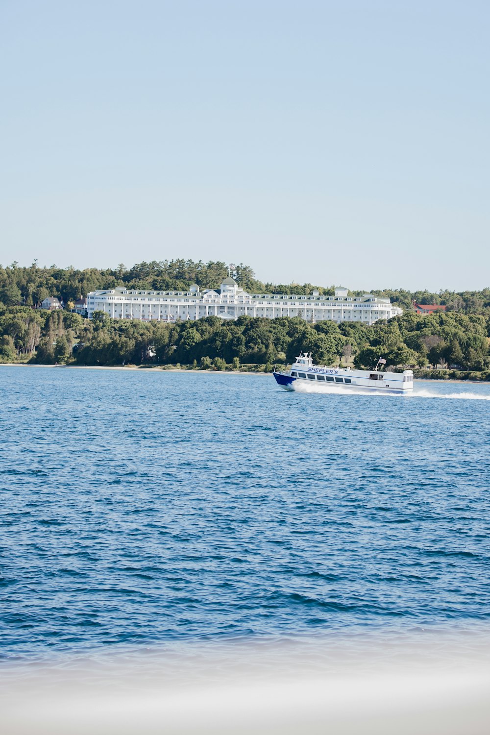 a boat on the water