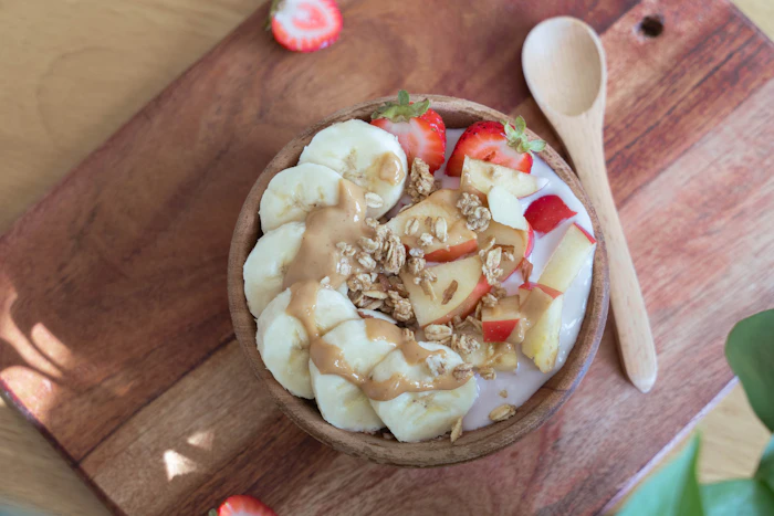 Healthy breakfast bowl