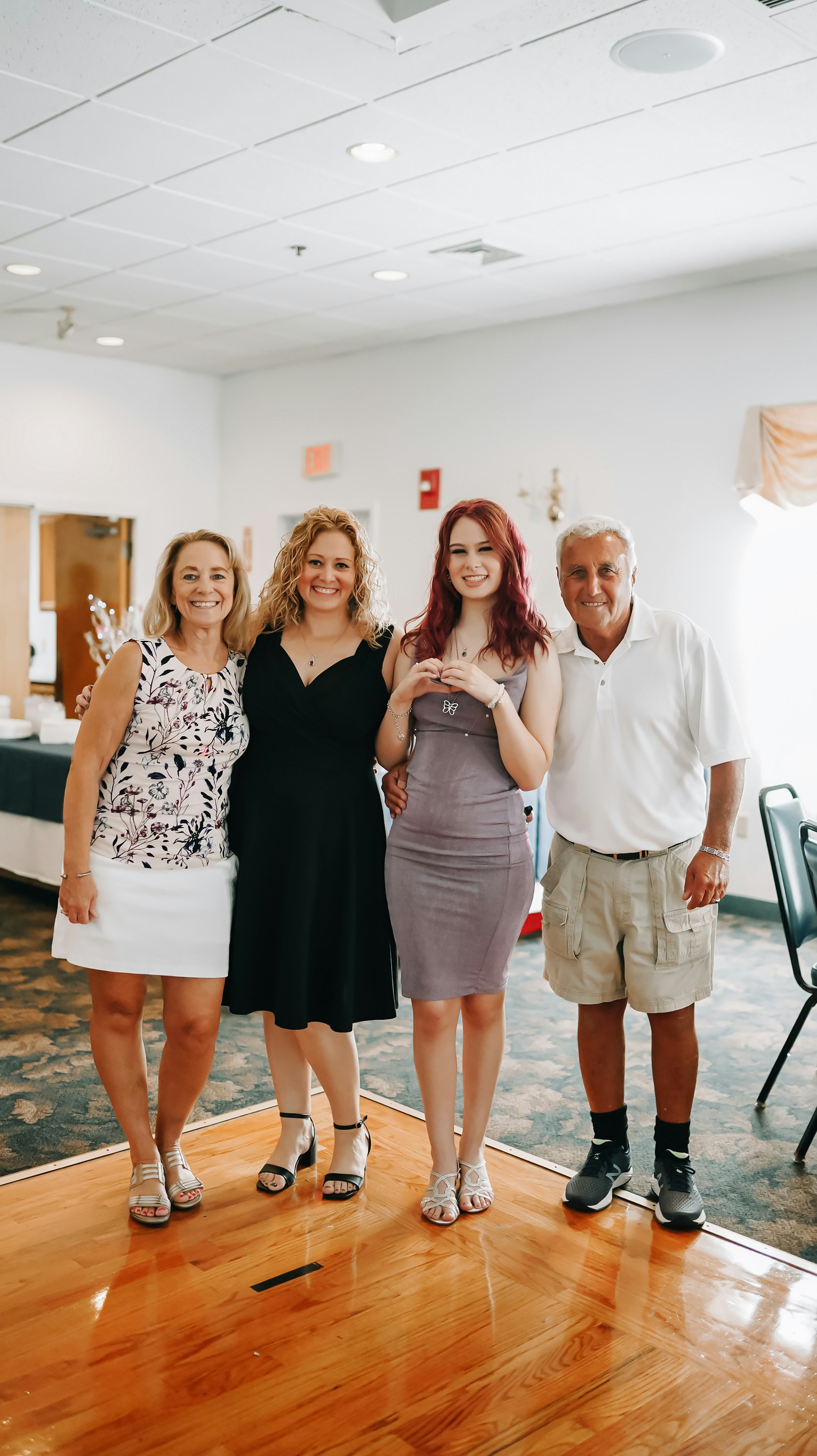 a group of people posing for a photo