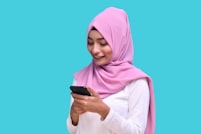 Person using financial app on smartphone