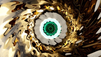 a close up of a spiral