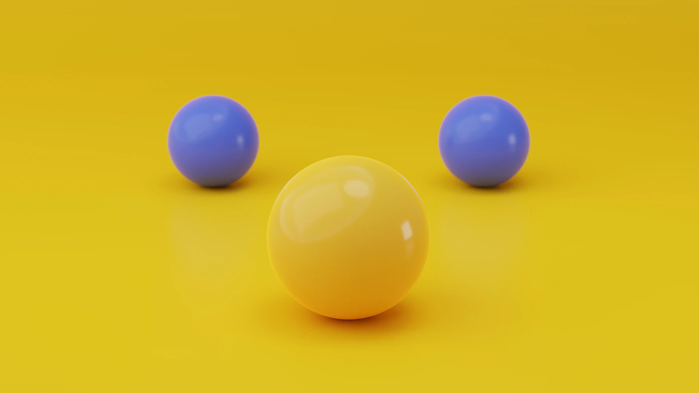 A group of colourful balls
