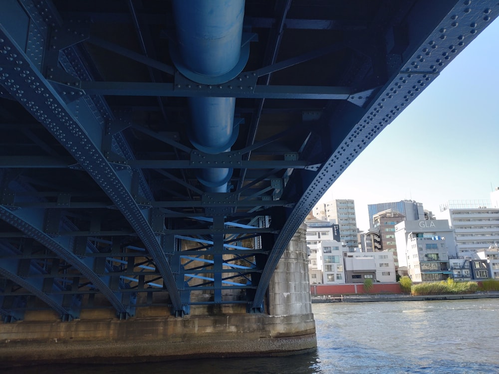 a bridge over water