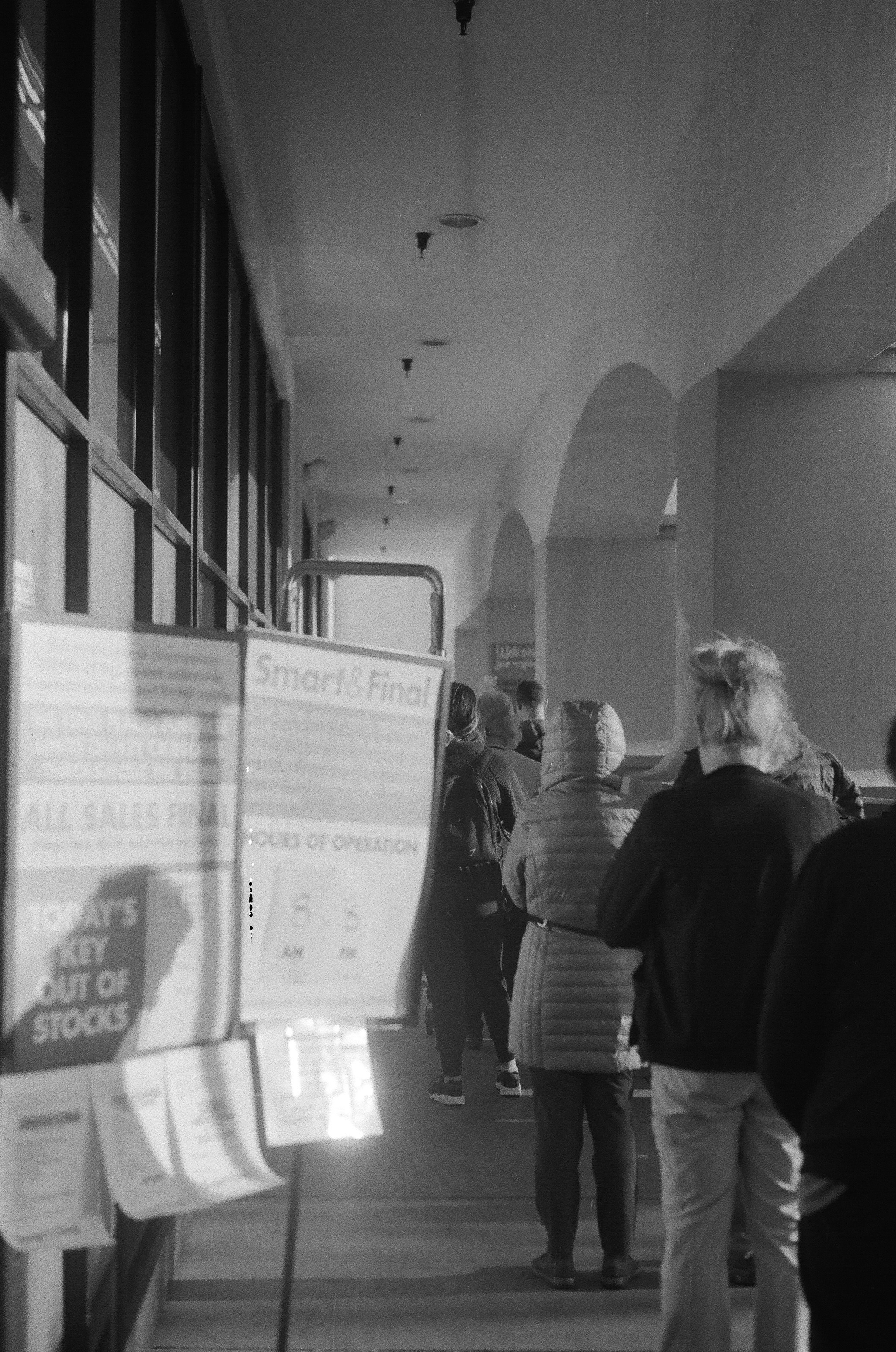 lines during lockdown