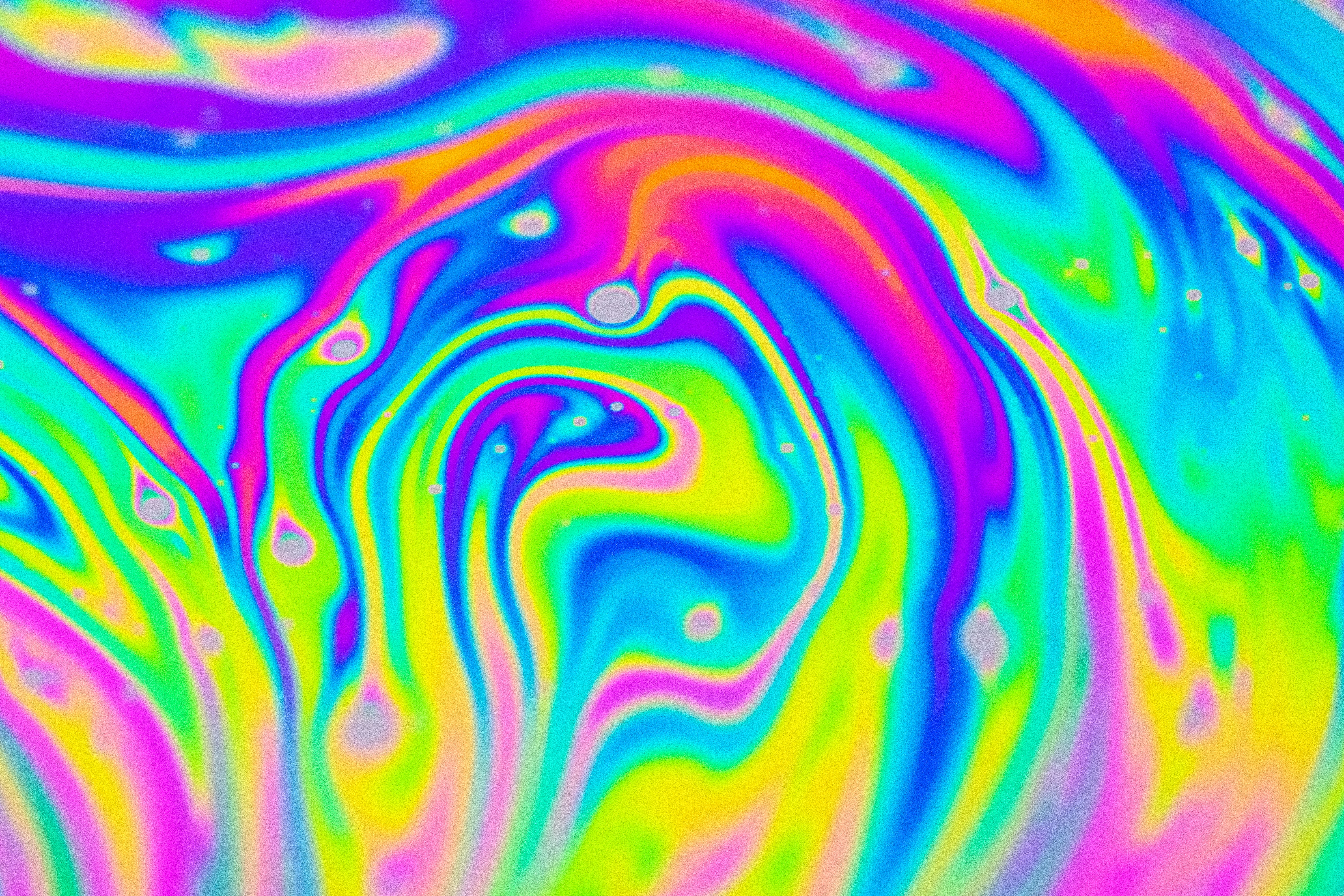 Colorful Spiraling Swirl