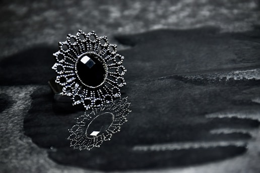 a close-up of a ring