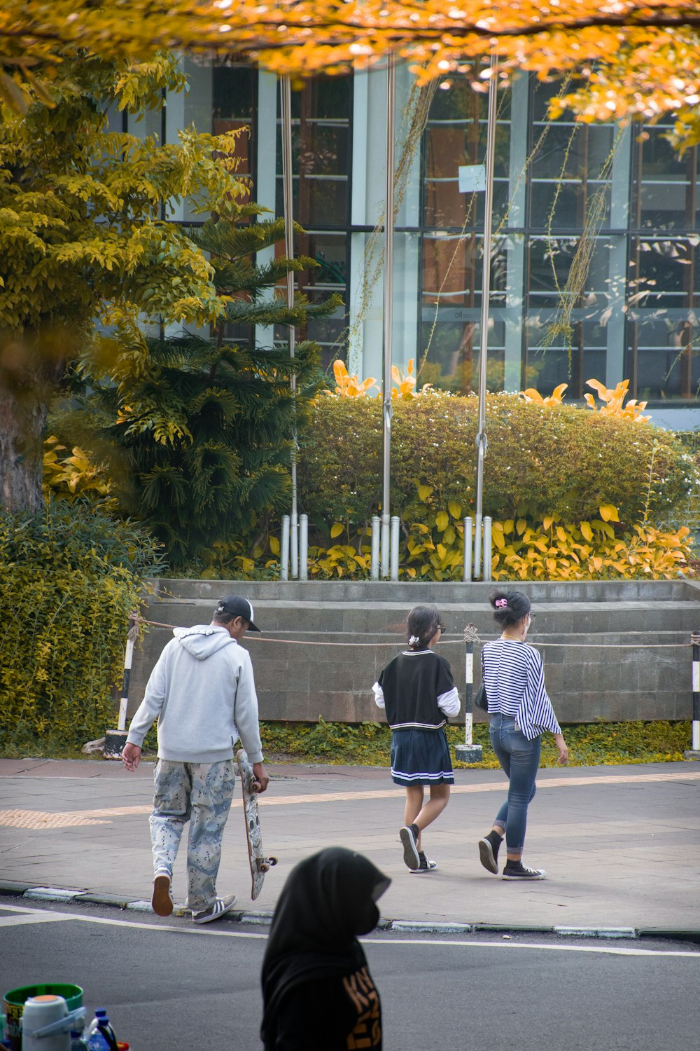 people walking on the street