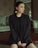 a person in a black dress