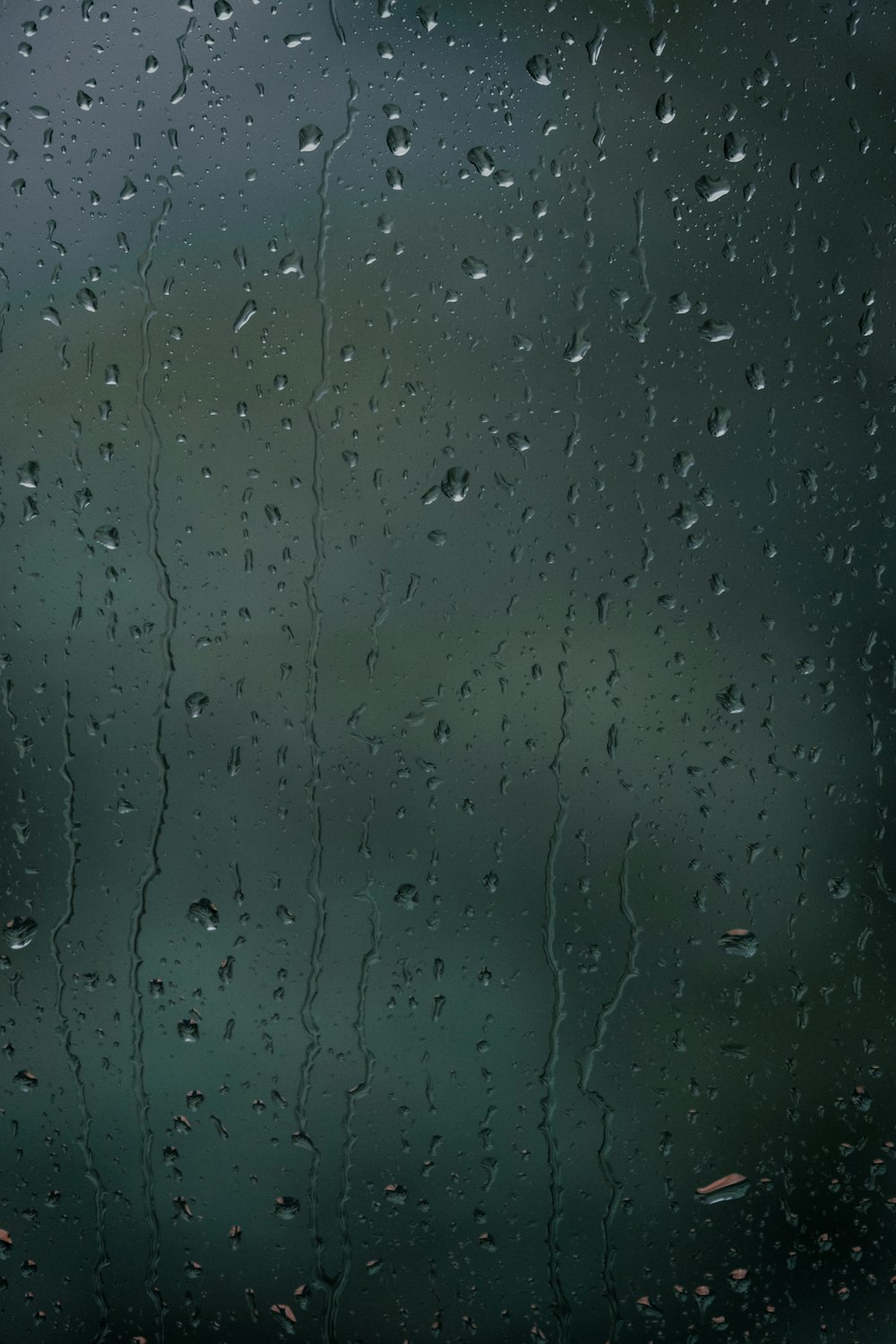 water droplets on a window