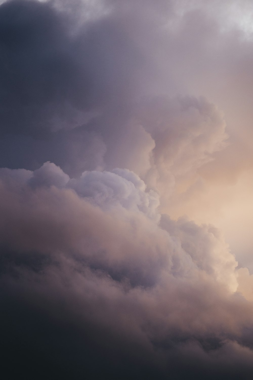 a large group of clouds