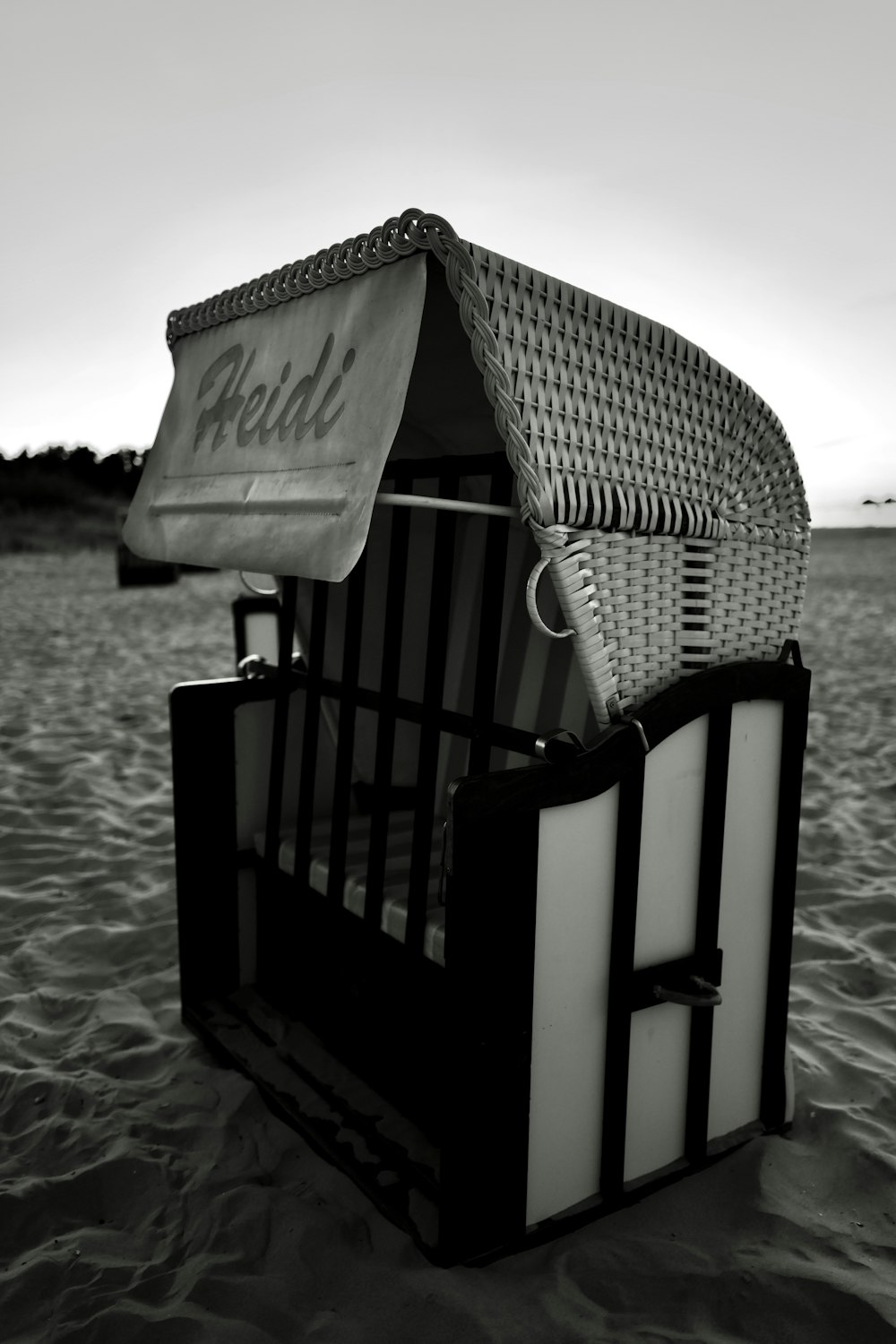 a chair on the beach